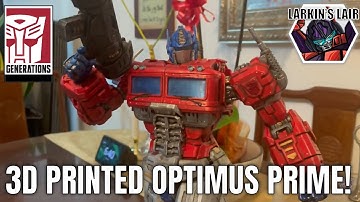 Customization Workshop: 3D Printed Optimus Prime Statue, Larkin