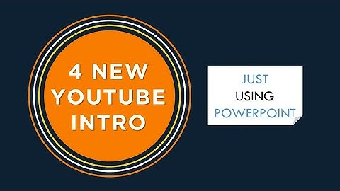 4 Advance Motion Graphics YouTube Intro Animation Template using Microsoft Powerpoint