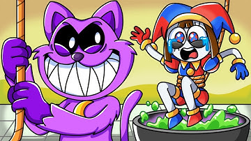 CATNAP vs POMNI?! POPPY PLAYTIME CHATER 3 ANIMATION COMPILATION