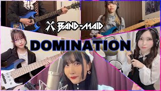 【Cover】DOMINATION / BAND-MAID 【女子５人で弾いてみた】【演奏してみた】