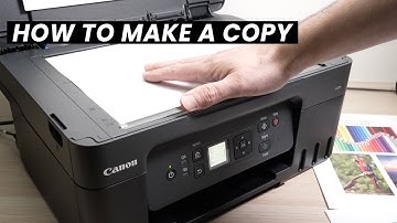 How to Make a Copy: Canon PIXMA MegaTank G3270 & G4770 Printer