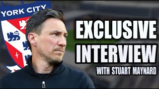 STUART MAYNARD EXCLUSIVE INTERVIEW! BECOMING YORK CITY MANAGER AND AMBITIONS FOR THE FUTURE...