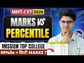 MHT-CET 2026 | Marks VS Percentile | Safe Score for 99%ile Percentile | Minimum Marks Required