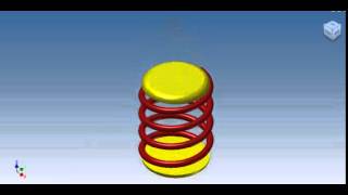 spring motion AutoDesk Inventor