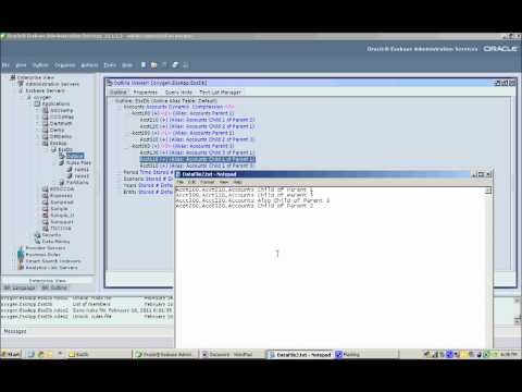 Update Aliases of multiple members in an Oracle Essbase Dimension: Performance Architects How To