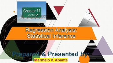 Regression Analysis  Statistical Inference