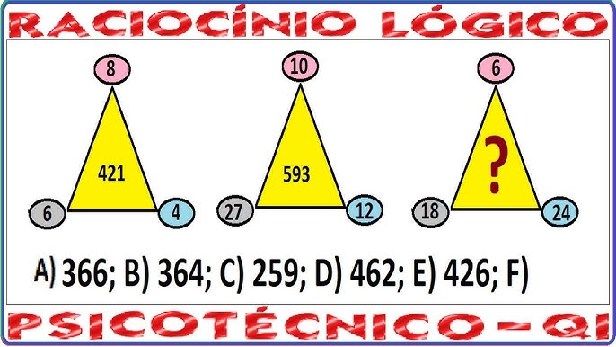 TESTE DE PENSAMENTO CRIATIVO Raciocínio Lógico Sequência Figura  Psicotécnico QI Quociente Inteligênc 