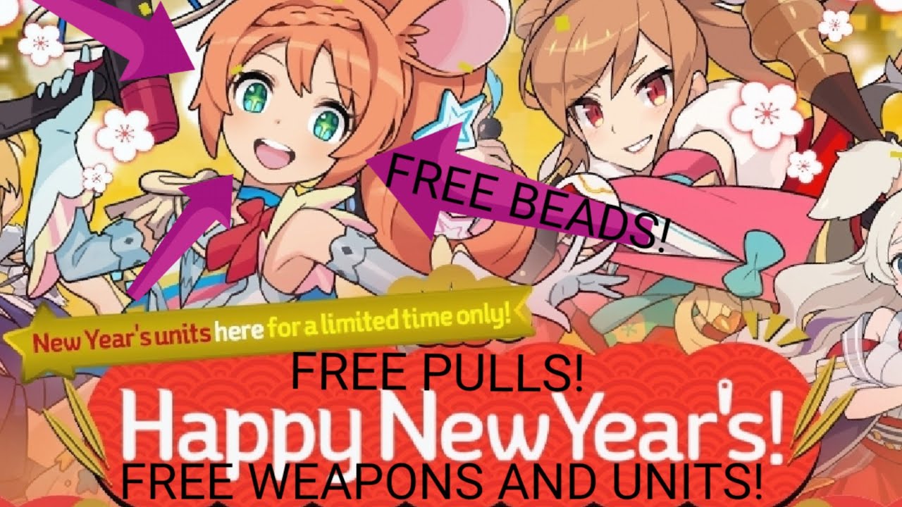 World Flipper: New Year Unit! New Year Pulls! Multi-Boss Pick-up!
