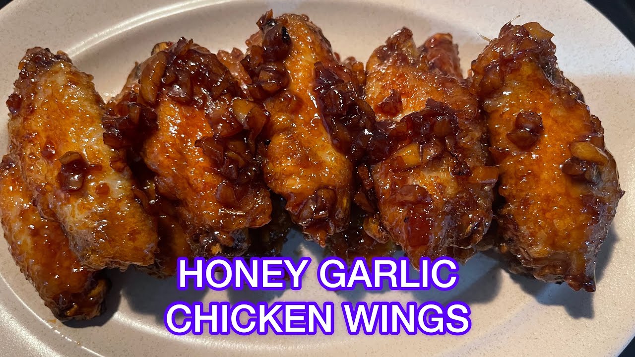 Honey Garlic Chicken Wings Kepak Ayam Masak Madu Bawang Putih Youtube