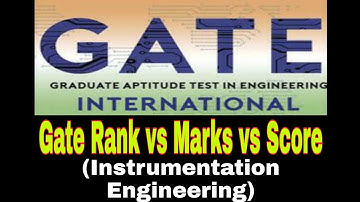 Gate Instrumentation 2021 || Gate 2020 rank vs marks vs score analysis || gate 2021 expected cut off