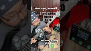 Speed Building Exercise No. 30 🔥 | Guitar Tabs &amp; Picking