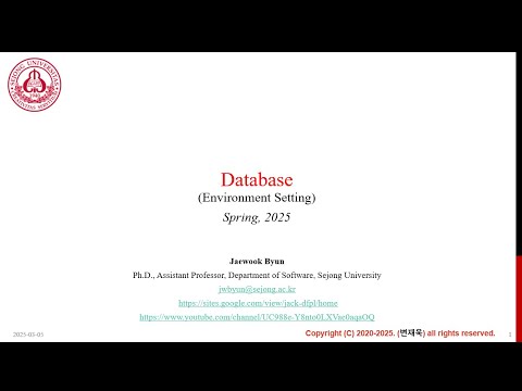 [10-1] 2025-1 Database - Java Programming Quick Guide - YouTube