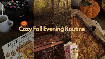 my cozy fall evening routine 🍂🕯️ | Autumn Vlog