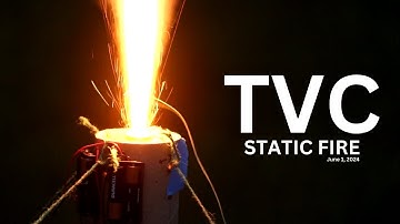 First TVC Static Fire Test