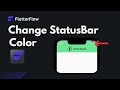 How to Change the Status Bar Color in a @FlutterFlow App: A Step-by-Step Guide . #flutterflow