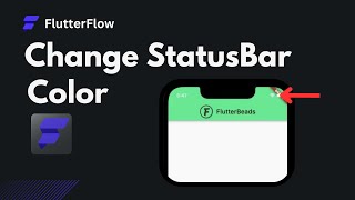 How to Change the Status Bar Color in a @FlutterFlow  App: A Step-by-Step Guide . #flutterflow screenshot 5