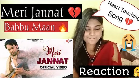 MERI JANNAT 💔 | BABBU MAAN | PUNJABI SONG REACTION | BEAUTYANDREACTION