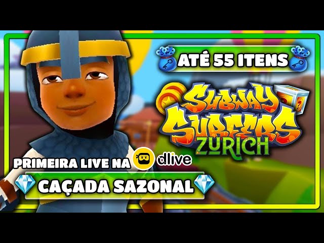 Subway Surfers Zurich 2020, Primeira Live na Dlive