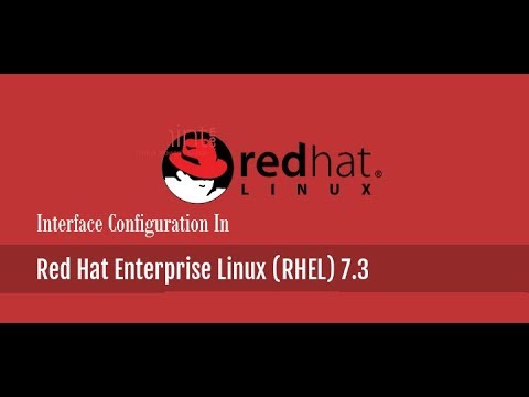 How to configure network interface in Redhat Enterprise Linux 7.3 [RHEL-7]