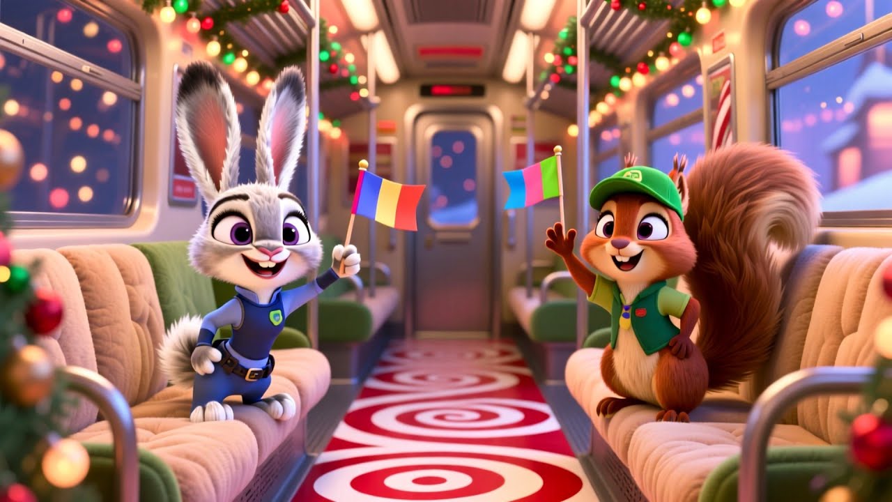 Baby’s Holiday Train Trip 🚂 | Fun Learning & Play for Kids | Toddler Adventure Video