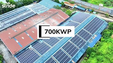 Hệ Thống Điện Mặt Trời Áp Mái 700kWp Cho Nhà Máy Gỗ Nội Thất | Giảm Đến 50% Hóa Đơn Điện | Stride