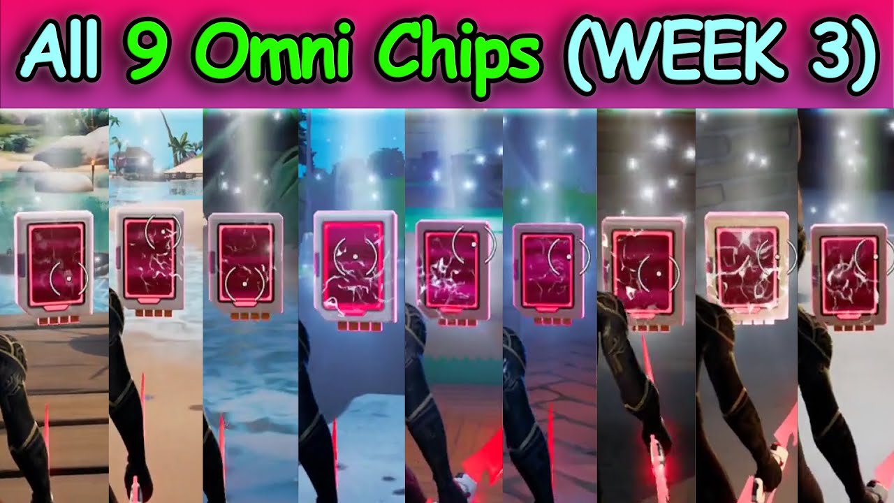 OMNI CHIPS LOCATIONS (WEEK 3)! The Sanctuary, Camp Cuddle & Synapse