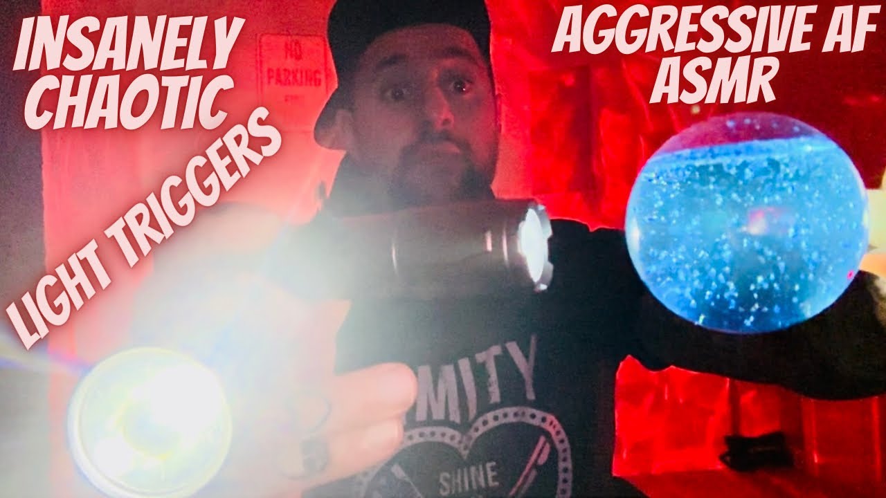 ASMR | ⚠️Warning⚠️Chaotic & Aggressive Light Triggers Pt.17