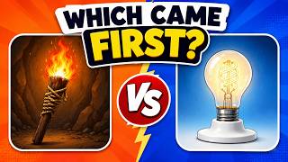 Can You Guess Which Came First? 🧠 | Kids Quiz Challenge
