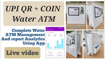 UPI QR + COIN Water ATM | Water Vending Machine | Automatic Dispenser Unit | Digital Payment