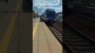 #trains ED160 Intercity ejezdza na stacje Warka #pkpic #warka #warszawa #pkpplk #sunnyday #shorts