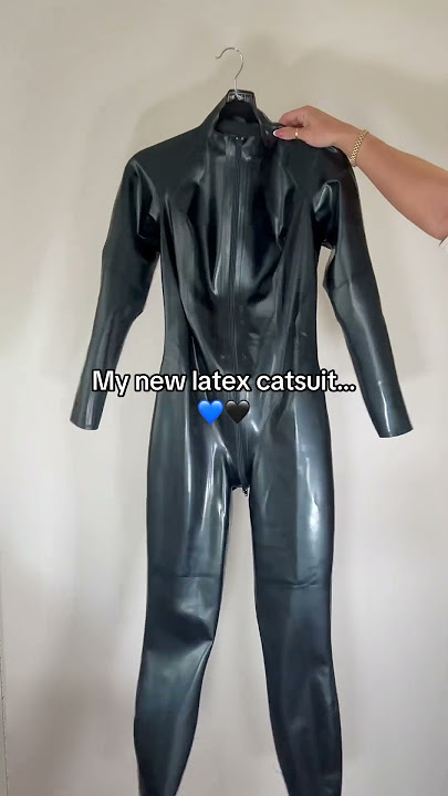 My catsuit collection is forever growing!! 🥰 #ootd #fashion #shiny #latex #rubber #catsuit #fyp