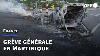 Martinique: incidents et nouveaux barrages au troisième jour de grève générale | AFP