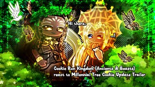 Crk Ancients Beasts React To Millennial Tree Cookie Update Trailer Cookie Run Kingdom X Gacha