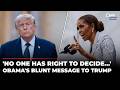 'Voting Is A Choice': Michelle Obama Delivers Strong Rebuke to Trump In Speech, Praises Barack Obama