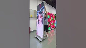 Foldable, quickly deployable poster LED display.#eagerled #ledscreen #leddisplay #posterleddisplay