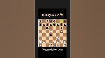 ENGLISH TRAP|Chess study