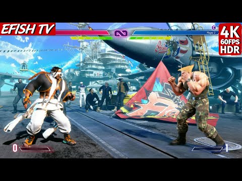 Rashid vs Guile (Hardest AI) - Street Fighter 6 | PS5 4K 60FPS