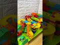 Marble run race ASMR With blue truck x Xylopone track #marblerun