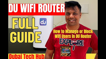 How to Block Unwanted Users from DU WiFi Router Easily | Stop Others Using Your WiFi #dubaitechhub