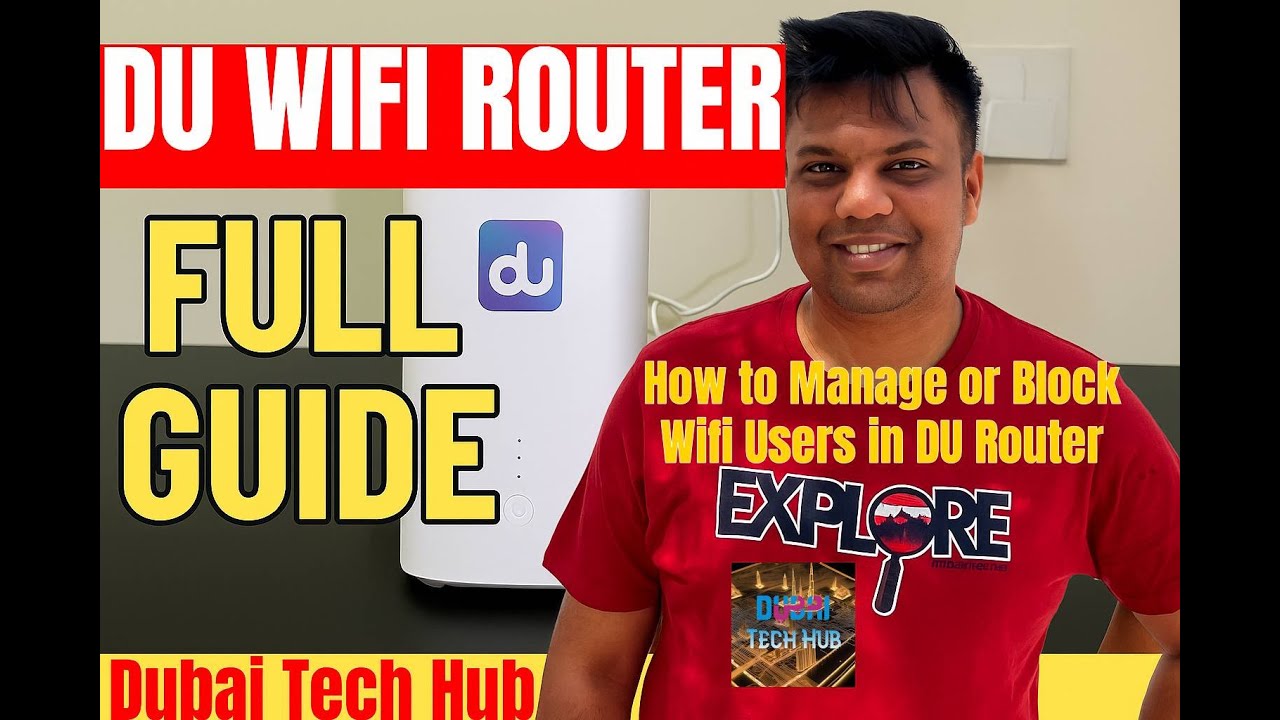How to Block Unwanted Users from DU WiFi Router Easily | Stop Others Using Your WiFi 