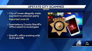 City of Inman falls victim to scam; investigation underway