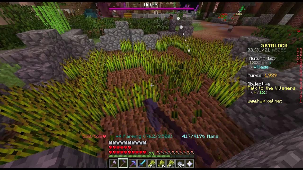 how to get clay minion fast beginner guide hypixle skyblock YouTube