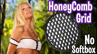 Honeycomb Grid Spot Light and No Softboxes