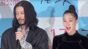 オダギリジョーが主演映画の初日欠席を前もって謝罪／蒼井優、松田翔太、満島真之介らも登壇、映画『オーバー・フェンス』東京プレミア上映会