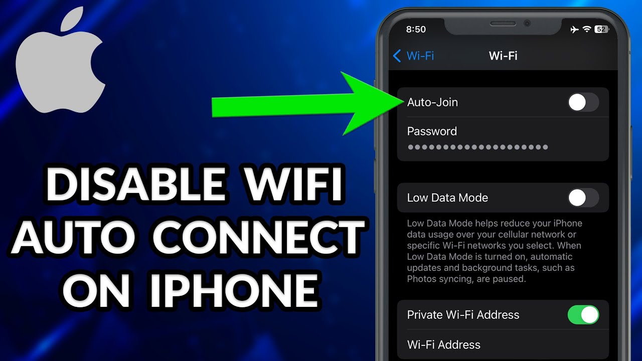 How To Disable WIFI Auto Connect On IPhone YouTube