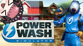 【powerwash simulator】 we clean!! sweep sweep sweep