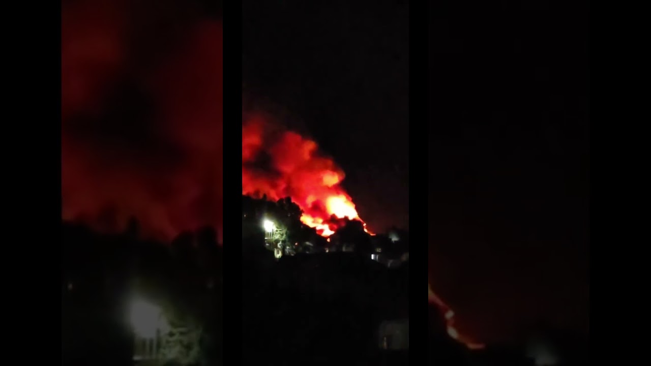 Fire incident near Astan Bala 