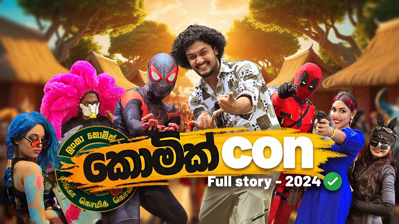 Comic con🌟 දවස් දෙකේම ජරමර 2024 | Event HIGHLIGHTS |  Scipio🦊