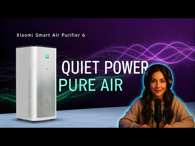 Xiaomi Smart Air Purifier 6 – 5 Layer Filtration, UV Sterilization