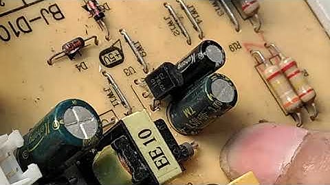 Hướng dẫn lần nguồn 18v và 5V trên bếp từ